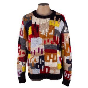 BARENA Multicolor Wool Chunky Sweater